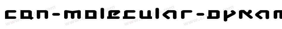 CQN-Molecular-Dynamo-Regular字体转换