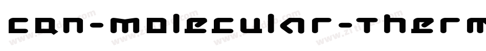 CQN-Molecular-Thermo-Regular字体转换