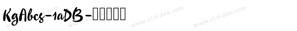 KgAbcs-1aDB字体转换