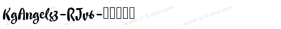 KgAngels3-RJv6字体转换
