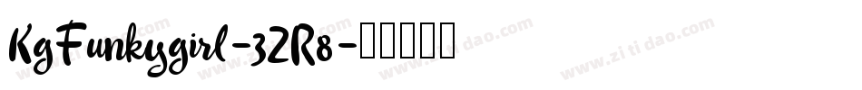 KgFunkygirl-3ZR8字体转换