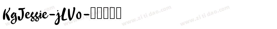 KgJessie-jLV0字体转换