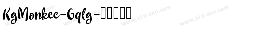 KgMonkee-Gqlg字体转换