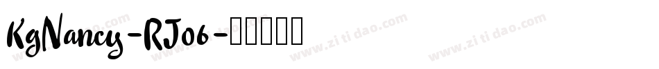 KgNancy-RJ06字体转换