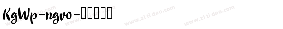 KgWp-ngv0字体转换