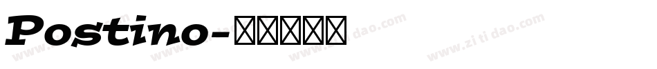 Postino字体转换