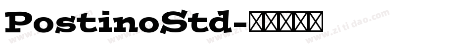 PostinoStd字体转换