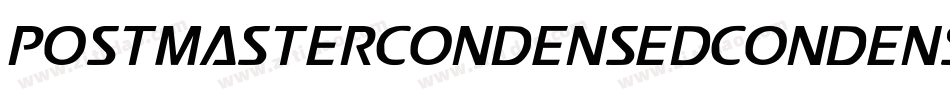 PostmasterCondensedCondensed-dYKV字体转换