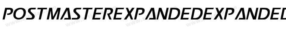 PostmasterExpandedExpanded-PeOd字体转换
