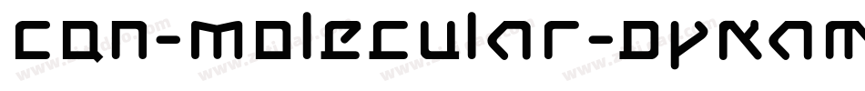 CQN-Molecular-Dynamo-Regular字体转换