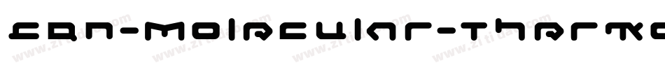 CQN-Molecular-Thermo-Regular字体转换