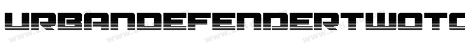 UrbanDefenderTwotoneItalic-BMd8字体转换