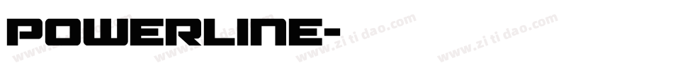 PowerLine字体转换