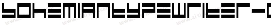 BohemianTypewriter-05a9字体转换