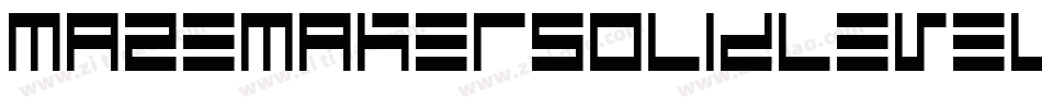 MazeMakerSolidLevel1F-jWWy字体转换
