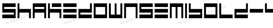 ShakedownSemibold-47A9字体转换