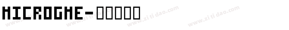 MICROGME字体转换