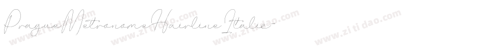 PragueMetronomeHairlineItalic-mLLXx字体转换