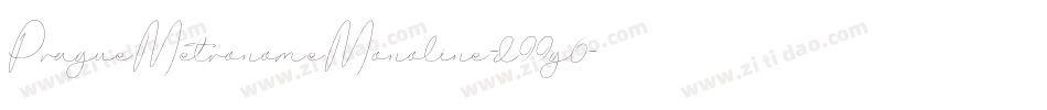 PragueMetronomeMonoline-d99g6字体转换 PragueMetronomeMonoline-d99g6字体转换