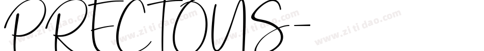 PRECIOUS字体转换