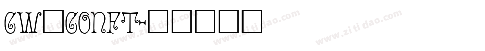 CW_CONFT字体转换