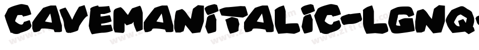 CavemanItalic-lGnq字体转换