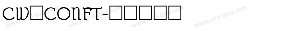 CW_CONFT字体转换
