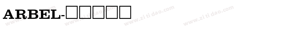 ARBEL字体转换