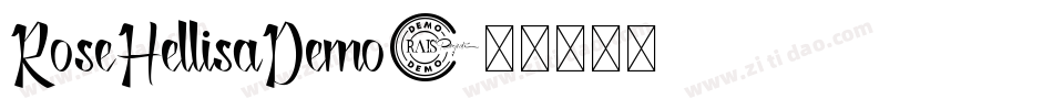 RoseHellisaDemo字体转换