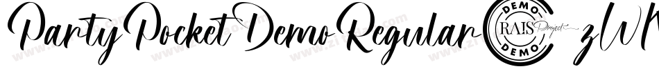PartyPocketDemoRegular-zWK0字体转换 PartyPocketDemoRegular-zWK0字体转换