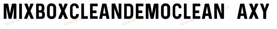 MixboxCleanDemoClean-axY6m字体转换