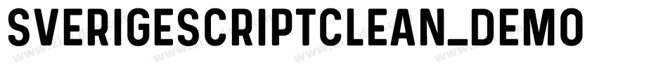SverigeScriptClean_Demo字体转换