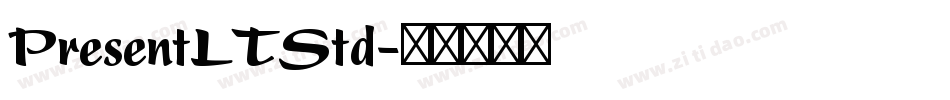 PresentLTStd字体转换