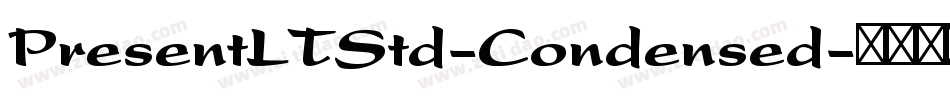 PresentLTStd-Condensed字体转换