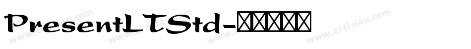 PresentLTStd字体转换