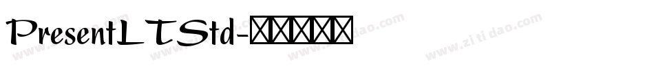 PresentLTStd字体转换