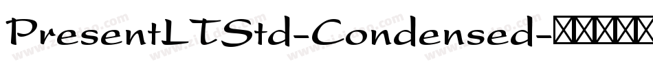 PresentLTStd-Condensed字体转换