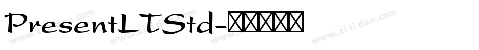 PresentLTStd字体转换