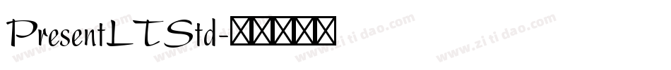 PresentLTStd字体转换