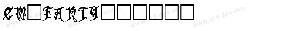 CW_FANTY字体转换