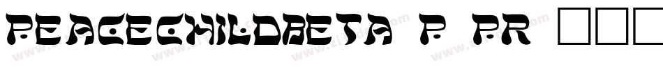 PeacechildBeta-p7PR字体转换