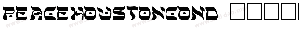 peacehoustoncond字体转换