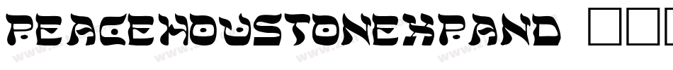 peacehoustonexpand字体转换
