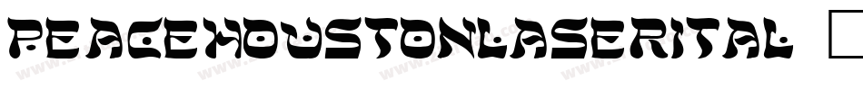 peacehoustonlaserital字体转换