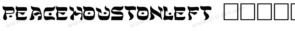peacehoustonleft字体转换