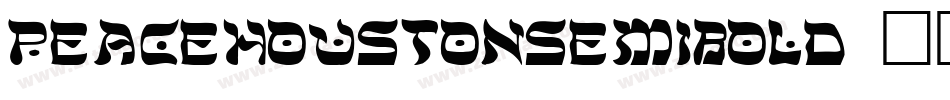 peacehoustonsemibold字体转换