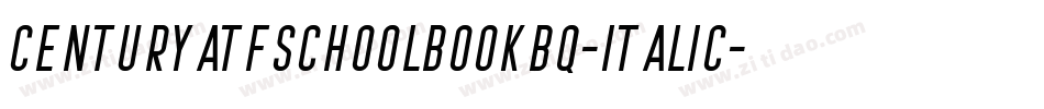 CenturyATFSchoolbookBQ-Italic字体转换