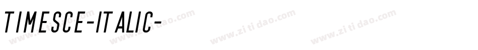 TimesCE-Italic字体转换