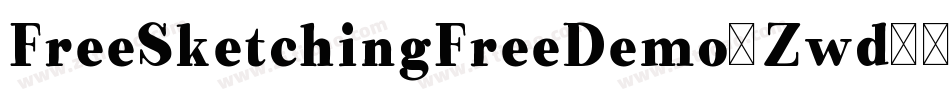 FreeSketchingFreeDemo-Zwd8字体转换
