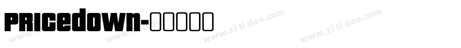 Pricedown字体转换